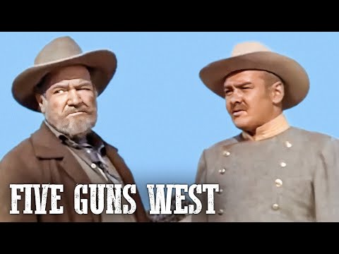 Five Guns West | Western Movie | English | John Lund