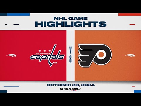 NHL Highlights | Capitals vs. Flyers - October 22, 2024