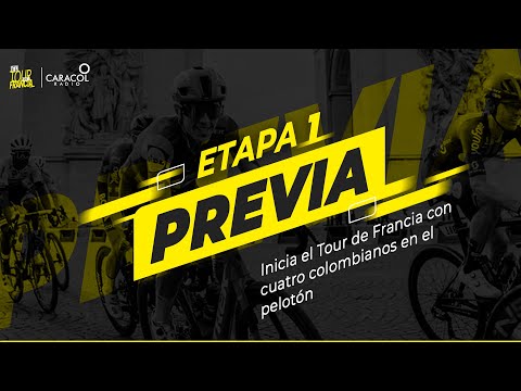 Inicia el Tour de Francia con cuatro colombianos en el pelotón