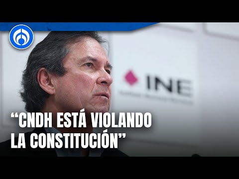 “CNDH no puede intervenir en cuestiones electorales”: Edmundo Jacobo