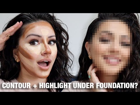 E1 HACK OR HYPED | CONTOUR & HIGHLIGHT UNDER FOUNDATION... FLAWLESS""