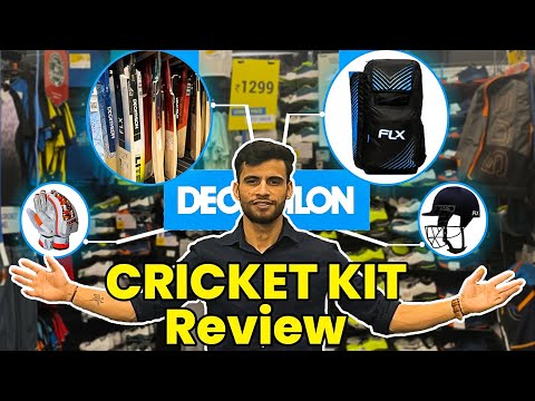 Full Cricket Kit Shopping From !! Decathlon FLX - Cricket Brand of Decathlon !!