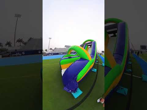Who Wins the Inflatable Race? 🏃💨🎉