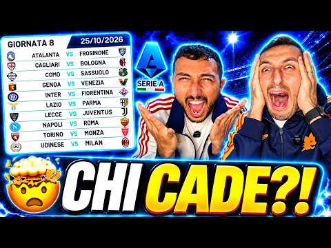 🚨 INTER E NAPOLI A RISCHIO CONTRO FIORENTINA E ROMA?! 🤯 PRONOSTICI SERIE A