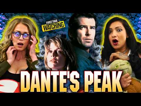 DANTE'S PEAK ! MOVIE REACTION | First Time Watching (1997) Linda Hamilton & Pierce Brosnan are 🔥