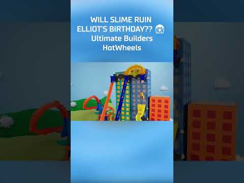 WILL SLIME RUIN ELLIOT’S BIRTHDAY?? 😱 | Ultimate Builders | HotWheels