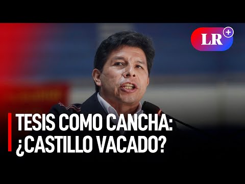 Plagio de tesis: ¿Por qué el Congreso no quiere vacar a Castillo?