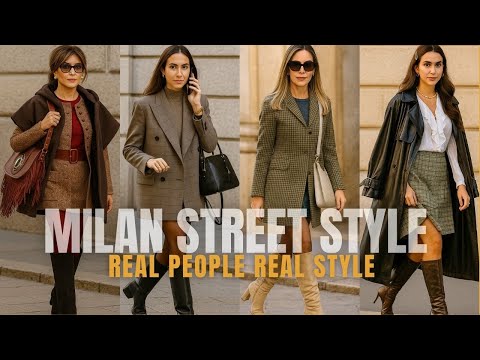 NOVEMBRE 2025 Milano Street Style | Moda vera. Persone vere. Ispirazione vera.