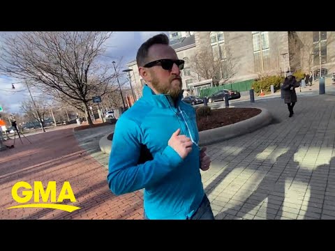 Cancer survivor takes on Boston Marathon with hospital that treated him