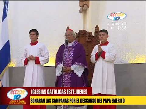Iglesias católicas sonarán las campanas este jueves por el descanso del Papa emérito