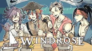 【WINDROSE】4 Dudes One Pirate ship