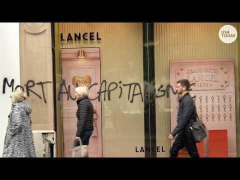 France protests aftermath shows graffiti, looted stores, burned cars and <strong>more</strong> in Paris, Lyon, <strong>Lille</strong>