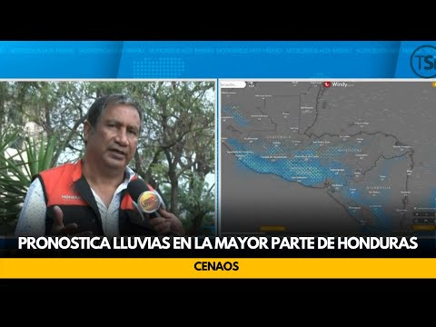 CENAOS pronostica lluvias en la mayor parte de Honduras