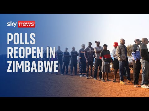 Polls reopen in Zimbabwe for general election