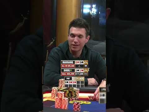 New Video from Doug Polk Poker: Queens vs Jacks on Hustler #poker #shorts