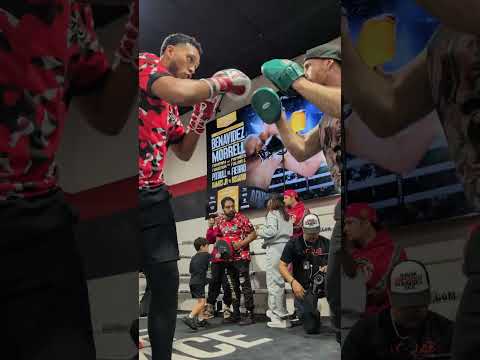 David Benavidez Shows Off BLISTERING Hand Speed and Power | #BenavidezMorrell