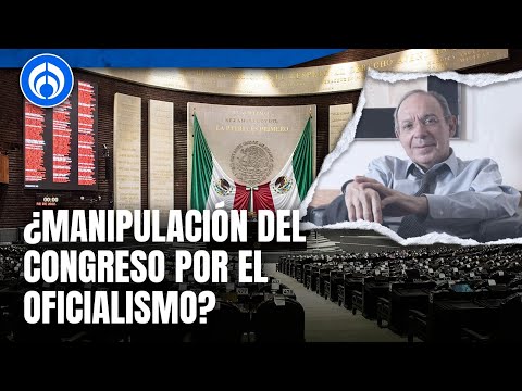 Héctor Aguilar Camín critica mayoría del oficialismo en el Congreso