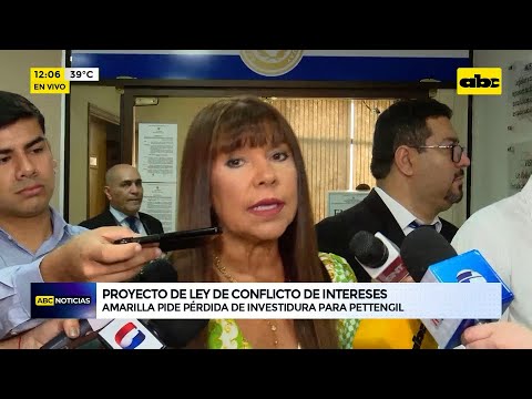 Proyecto de ley de Conflicto de Intereses: Amarilla pide pérdida de investidura para Pettengill