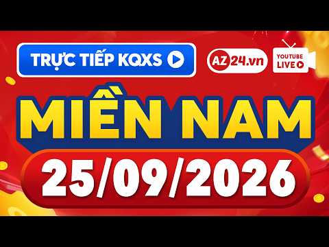 XSMN 25/9/2026 🔴 Trực tiếp xổ số miền Nam hôm nay thứ 6 ngày 25 tháng 9 - KQXS miền Nam - XSTT MN