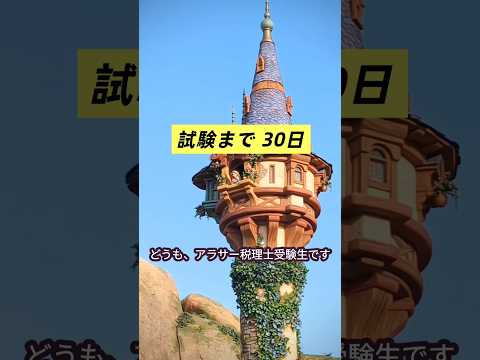 ラスト1ヶ月!試験直前にディズニー行ったことは悔いてない! #勉強 #税理士試験 #税理士 #tac