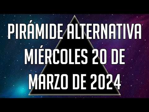 Pirámide Alternativa para el Miércoles 20 de Marzo de 2024 - Lotería de Panamá