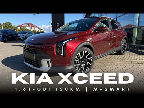 New Kia XCEED [1.6 T-GDI 150KM 7DCT] PODSTAWOWA wersja M+SMART+A18 | Magma Red (PL / ENG 4K)