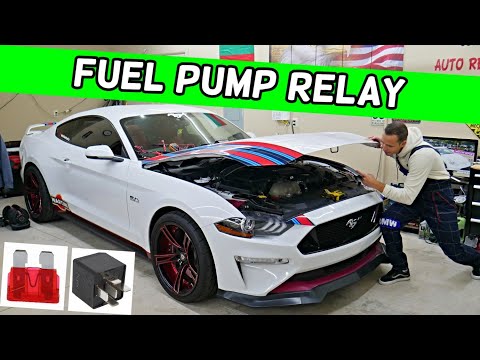 FORD MUSTANG FUEL PUMP RELAY LOCATION REPLACEMENT 2015 2016 2017 2018 2019 2020 2021 2022 2023