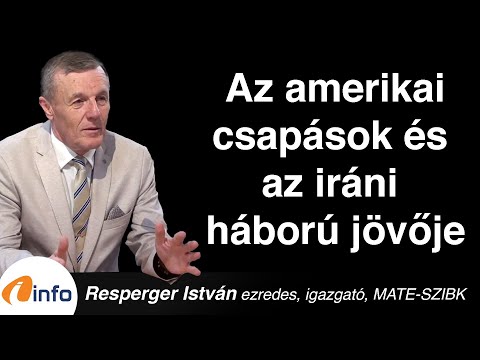 Az amerikai csapások és az iráni háború jövője. Resperger István, Inforádió, Aréna