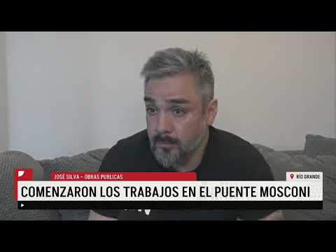 COMENZARON LOS TRABAJOS EN EL PUENTE MOSCONI