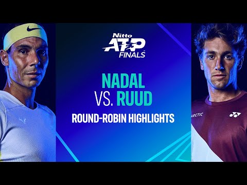 Rafael Nadal vs. Casper Ruud at the #NittoATPFinals 2022 Highlights