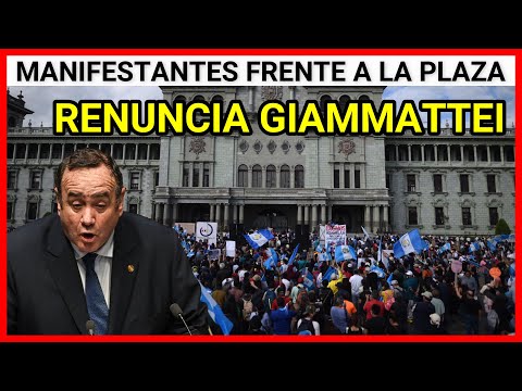 Urgente Guatemala presente en punto cero en la lucha contra la corrupción manifestantes presentes