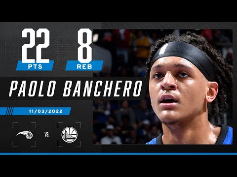 Paolo Banchero's 20+ PTS ENOUGH to lift Magic over Warriors video clip