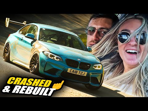 Does She Trust Me and Chris Slix too much? Crashed & Rebuilt BMW M2 // Nürburgring