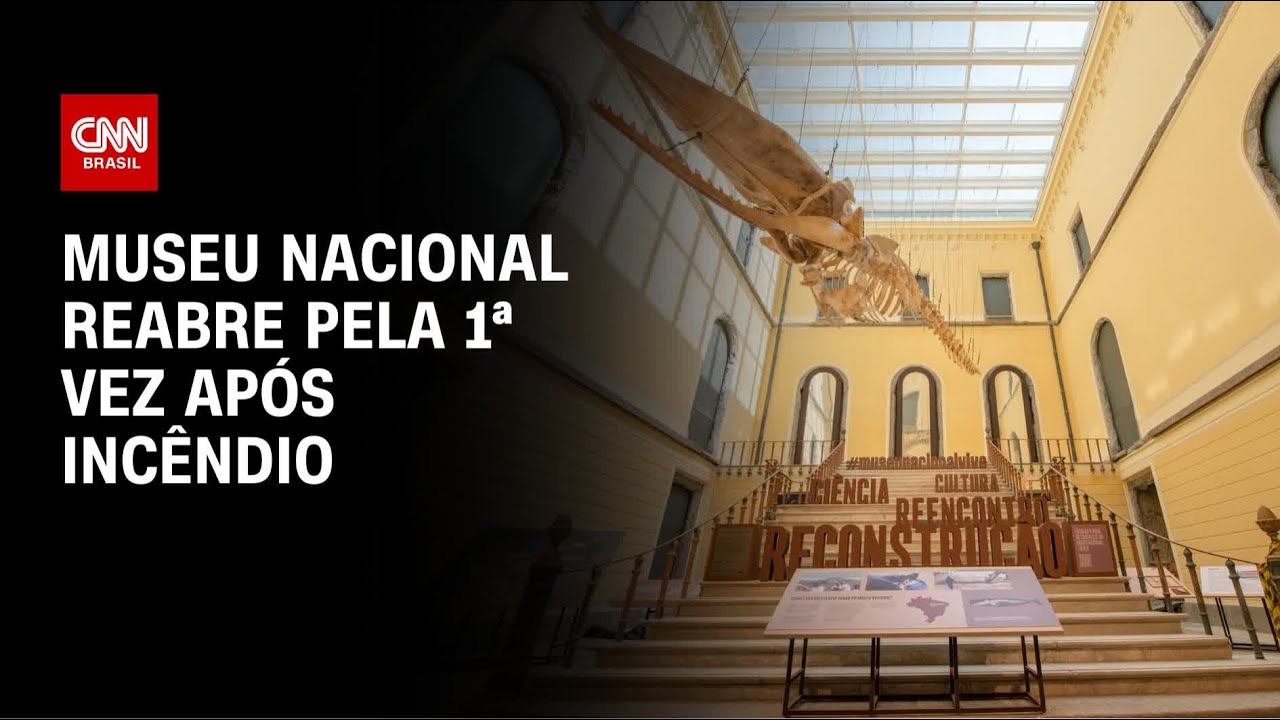 Museu Nacional reabre pela 1ª vez após sete anos | CNN PRIME TIME