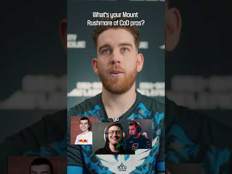 What's your Mount Rushmore of Call of Duty pros? 🤔
