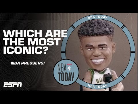 Giannis JOINS THE SHOW 😂 Iconic NBA press conferences! | NBA Today