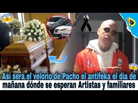 Así será el velorio de Pacho el antifeka el día de mañana dónde se esperan Artistas y familiares