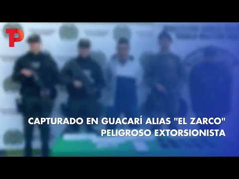 Capturado en Guacarí alias el zarco peligroso extorsionista  | 17.06.2023 | Telepacífico Noticias