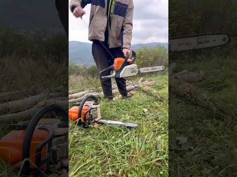 STIHL - MS 180 запуск