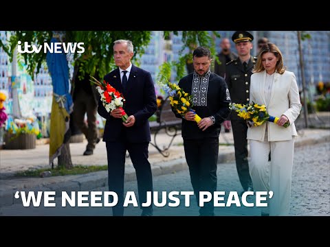 Zelensky vows to continue fighting as Ukraine marks independence day | ITV News
