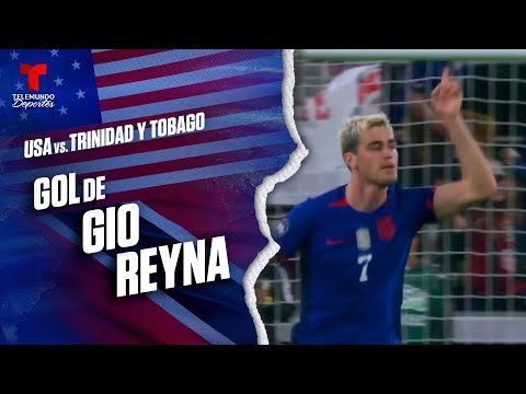 Goal Gio Reyna | Estados Unidos vs.Trinidad y Tobago | Fútbol USA | Telemundo Deportes