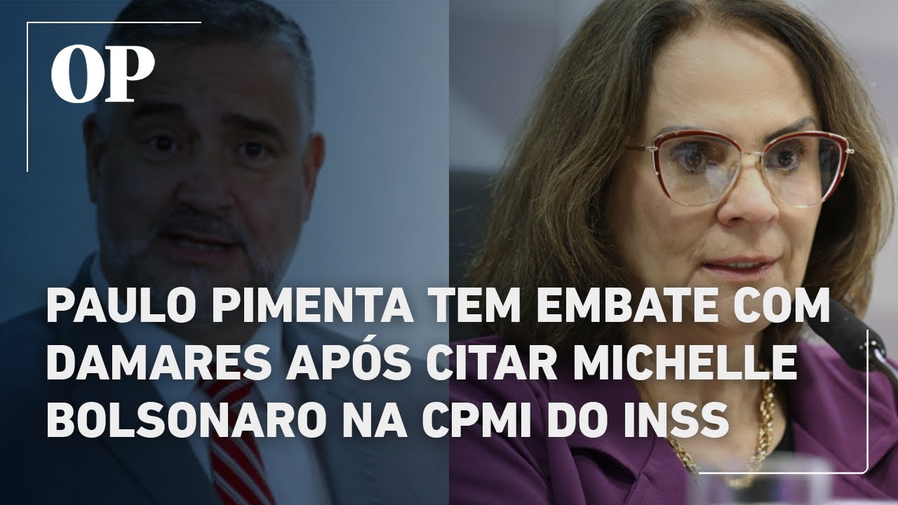 Paulo Pimenta tem embate com Damares após citar Michelle Bolsonaro na CPMI do INSS