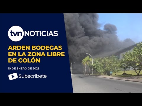 Arden bodegas en la Zona Libre de Colón