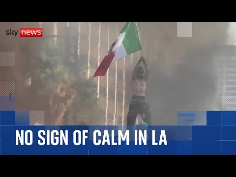 Marines to be deployed to LA as California prepares to sue Trump government