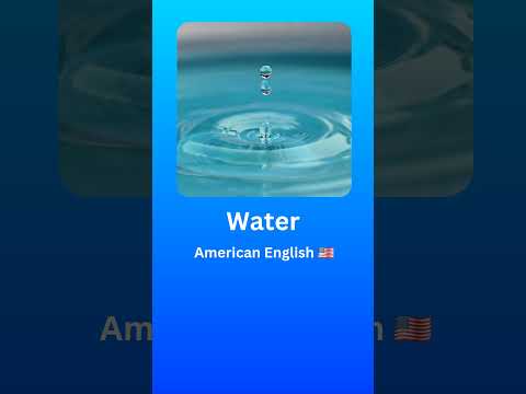 Water Pronunciation (American English 🇺🇲) #2024 #english #language #pronunciation #water