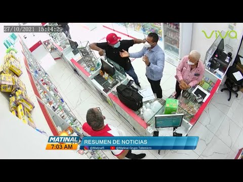 Proyecto paternidad responsable, Atraco captado en cámara, resumen de noticias - Matinal