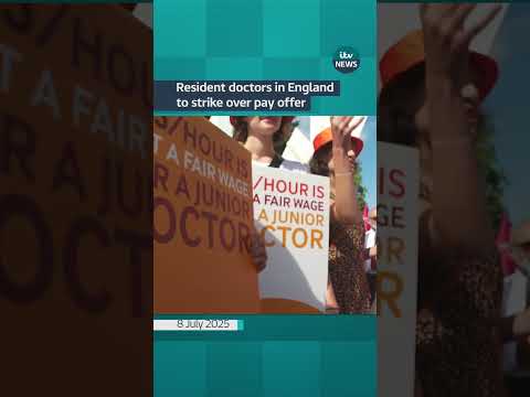 Resident doctors in England vote in favour of strike action over pay offer #itvnews