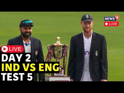 IND vs ENG, 5th Test Day 2 Live | India Take Command | Rohit Sharma | Yashasvi Jaiswal | News18 Live