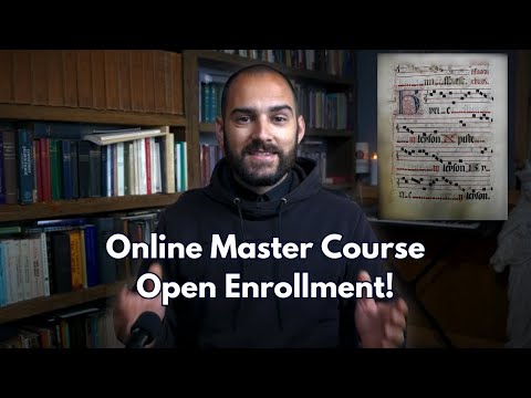 Enrollment is Open: Join the Gregorian Chant Master Course Today!