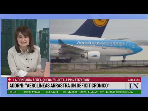 Aerolíneas Argentinas queda sujeta a privatización;el análisis de Lorenzo Sigaut y Federico Aureli